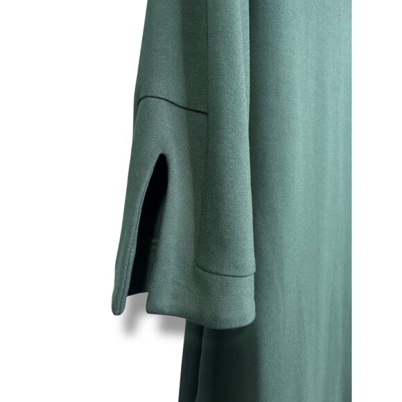 Jude Connally Dark Green Dress Crop Sleeve V neck hunter coastal preppy - Picture 3 of 7